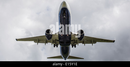 Jumbo Jet Taking Off Stock Photo