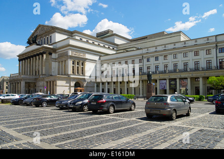 The Grand Theatre — National Opera building in Warsaw, Poland. Stock Photo