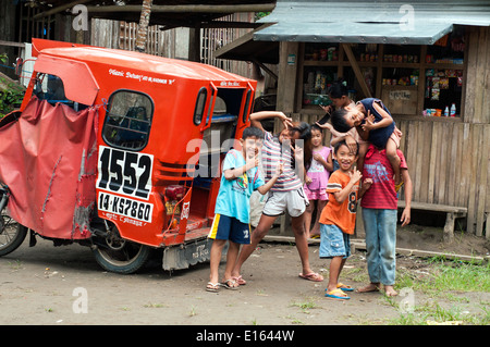 village in Barangay Bading, Butuan, Philippines Stock Photo