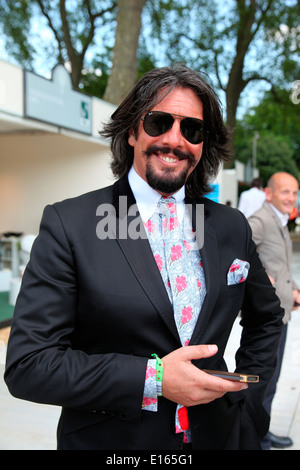 Interior designer Laurence Llewelyn-Bowen at the Chelsea Flower Show 2014 Stock Photo