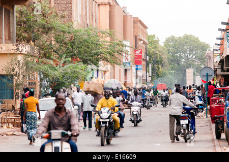street scene, Ouagadougou, Burkina Faso Stock Photo