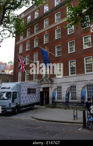 The European Commission Representation in the United Kingdom, 32 Smith Square, London SW1P 3EU UK Stock Photo