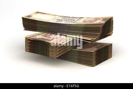 Stack of Indian Rupee Stock Photo - Alamy