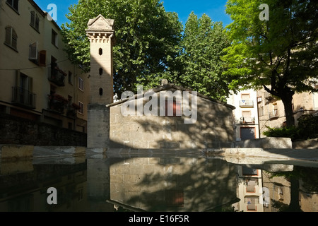 The old town of Tora in the North East of the comarca (county) of Segarra, in the province of Lleida, Catalonia, Spain Stock Photo