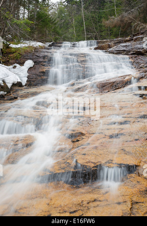 Crawford Notch State Park - Kedron Flume along Kedron Brook in Harts Location, New Hampshire USA during the spring months Stock Photo