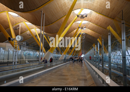 terminal 4 Madrid Barajas airport Spain Stock Photo
