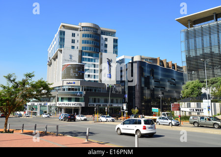 Radisson Blu Gautrain Hotel, Rivonia Road, CBD, Sandton, Johannesburg, Gauteng Province, Republic of South Africa Stock Photo