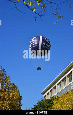 Hyundai helium balloon ride, CBD, Sandton, Johannesburg, Gauteng Province, Republic of South Africa Stock Photo