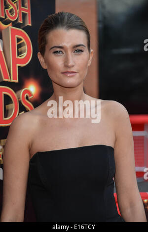 London, UK. 24th May 2014 :  Charley Webb arrives at The British Soap Awards Hackney Empire in London. Photo by See Li Stock Photo