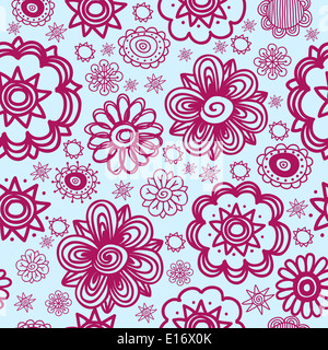 Seamless flower pattern background Stock Photo - Alamy