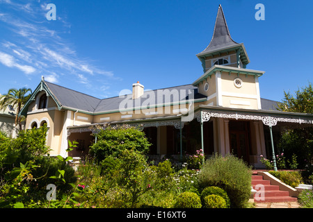 Victorian heritage residence in Stellenbosch, South Africa Stock Photo