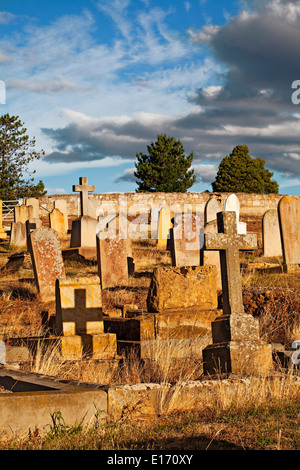 Ross Australia / The historic Ross cemetery in Tasmania. Stock Photo