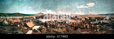 The Battle of Tetuan 1863 ( Spanish - Moroccan War of 1859-1860 Marocco Spain ) Marià Fortuny 1838 – 1874 Spain Stock Photo