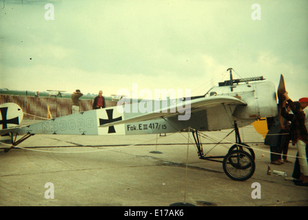 The Fokker E.III Eindecker was one of the first dedicated fighter