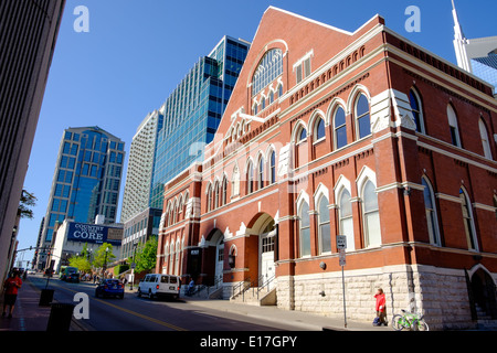 The Ryman Auditorium in Nashville, Tennessee Stock Photo