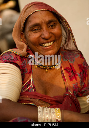 Portrait - Women of the Blacksmith Gadelia Lohar gypsy tribe India Stock Photo