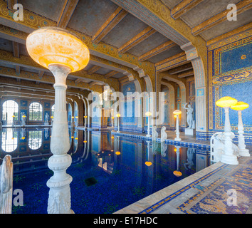 Hearst Castle Roman Pool, San Simeon, California, interior. Stock Photo