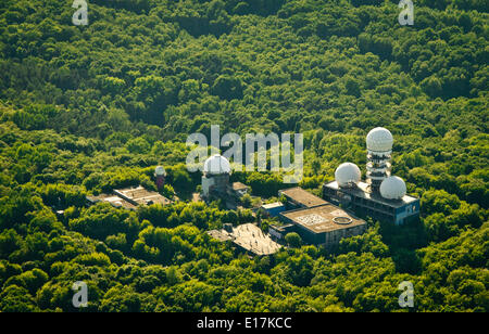 Former NSA listening station on top of the Teufelsberg in Berlin, Germany, 21 May 2014. The station was used for listening to East Germany until 1992. Photo: Ole Spata/dpa Stock Photo