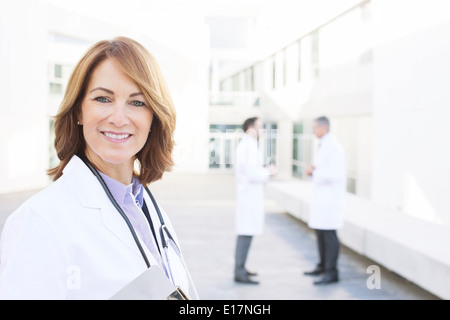 Portrait of smiling doctor Stock Photo