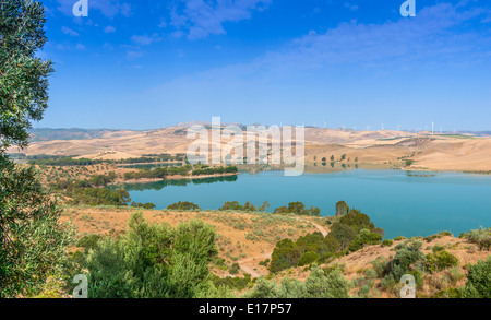 Ardales Reservoir Malaga Province Andalusia Spain Stock Photo
