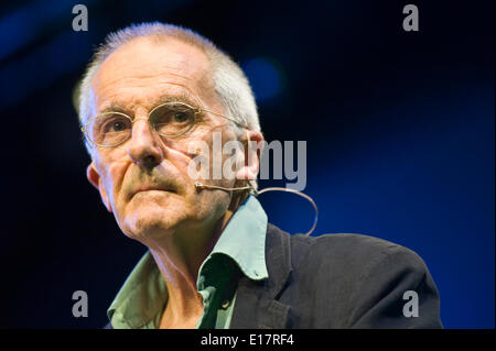 Steve Jones geneticist speaking at Hay Festival 2014 ©Jeff Morgan Stock Photo