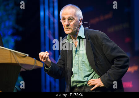 Steve Jones geneticist speaking at Hay Festival 2014 ©Jeff Morgan Stock Photo