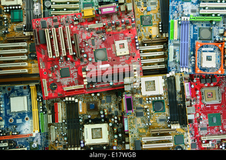 Junk Motherboards Stock Photo