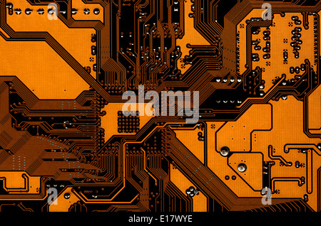Electronic circuit board Stock Photo