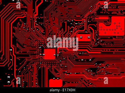 Electronic circuit board Stock Photo