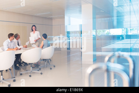 Business people meeting in conference room Stock Photo