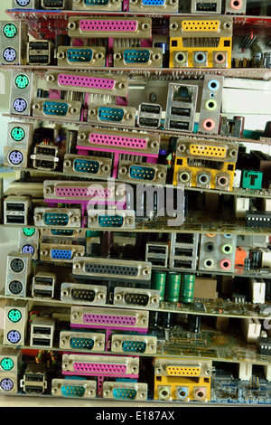 Junk Motherboards Stock Photo