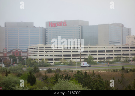 Harrah's Casino hotel in Atlantic city NJ Stock Photo