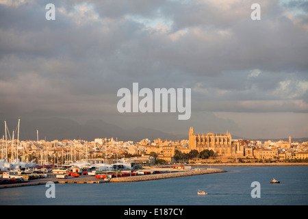 panoramic view, palma de mallorca, mallorca island, spain, europe Stock Photo