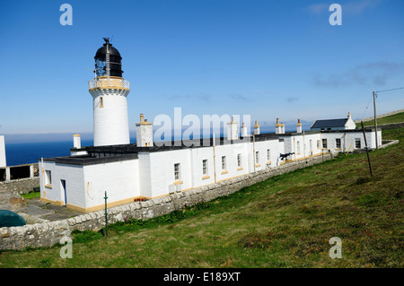 Dunnet Head Lighthouse ,Scotland.Most Northerly Place On Britain's Mainland ,UK. Stock Photo
