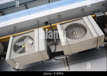Compressor of air condition Stock Photo
