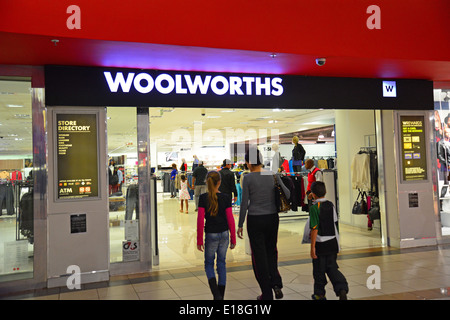 Woolworths store, Carnival Mall shopping centre, Brakpan, East Rand, Gauteng Province, Republic of South Africa Stock Photo