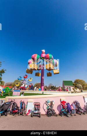 Peppa Pigs balloon ride at Peppa Pig world, Paultons Park,Romsey, Southampton, England, United Kingdom. Stock Photo