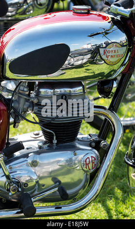 Royal Enfield . Classic british vintage motorcycle Stock Photo