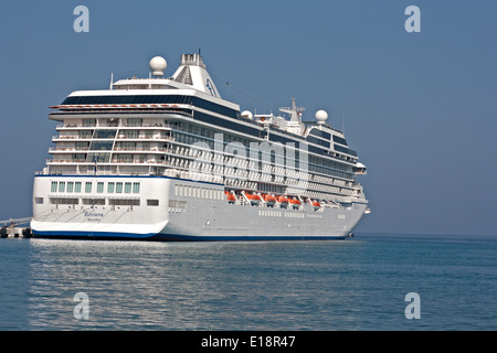 MS Riviera part of the Oceania Cruises fleet of cruise ships, berthed ...