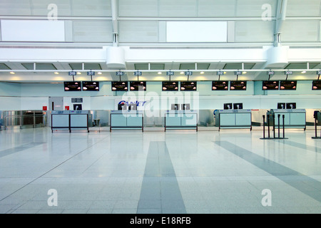 Check-in area at the Pearson Airport in Toronto, Canada Stock Photo