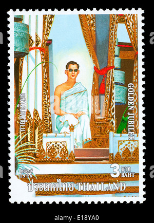 Thailand - Circa 1996: A Thai postage stamp printed in Thailand depicting his majesty the king of Thailand Stock Photo