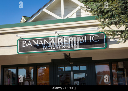 Banana Republic store is pictured in Tanger Outlets in Sevierville, Tennessee Stock Photo