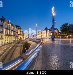 Place de Comedie Montpellier Stock Photo