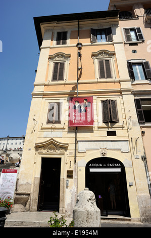 Italy, Rome, Piazza di Spagna, Keats Shelley Museum Stock Photo