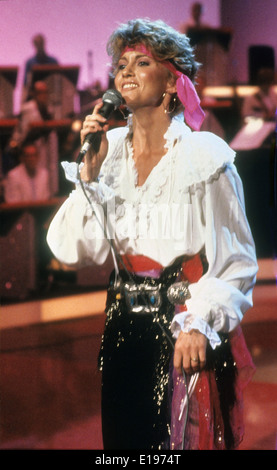 OLIVIA NEWTON-JOHN British-born Australian pop singer about 1978 Stock Photo