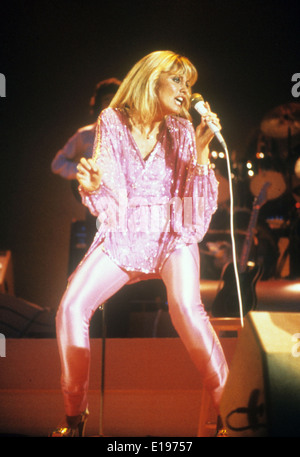 OLIVIA NEWTON-JOHN British-born Australian pop singer about 1972 Stock Photo