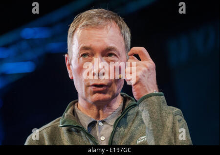 Hay on Wye, Powysn Wales, UK. 27th May 2014. Pictured: Tony Parsons at the Hay Festival Re: The Hay Festival, Hay on Wye, Powys, Wales UK. Credit:  D Legakis/Alamy Live News Stock Photo