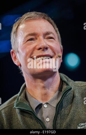 Hay on Wye, Powysn Wales, UK. 27th May 2014. Pictured: Tony Parsons at the Hay Festival Re: The Hay Festival, Hay on Wye, Powys, Wales UK. Credit:  D Legakis/Alamy Live News Stock Photo