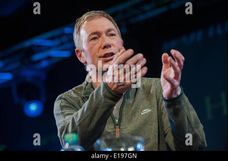 Hay on Wye, Powysn Wales, UK. 27th May 2014. Pictured: Tony Parsons at the Hay Festival Re: The Hay Festival, Hay on Wye, Powys, Wales UK. Credit:  D Legakis/Alamy Live News Stock Photo