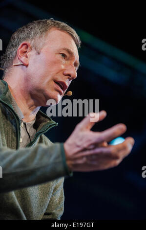 Hay on Wye, Powysn Wales, UK. 27th May 2014. Pictured: Tony Parsons at the Hay Festival Re: The Hay Festival, Hay on Wye, Powys, Wales UK. Credit:  D Legakis/Alamy Live News Stock Photo